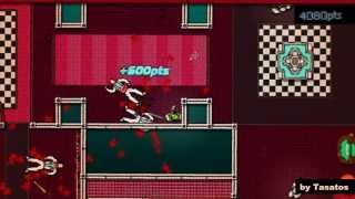 Hotline Miami A Chapter 10 One stage one combo Hot amp Heavy [upl. by Rese644]