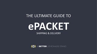 ePacket Tracking ePacket Shipping ePacket Delivery  Everything you Need to Know [upl. by Ettenor]