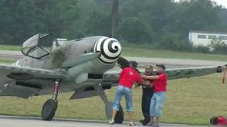 BF109G10 Taxiing [upl. by Elahcim799]