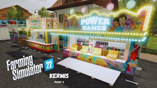 FS22 Die Kirmes in Waldstetten wird Kräftig aufgebaut fs22 kirmes mods [upl. by Malloch]