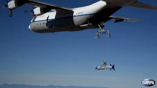 DARPA Gremlins Program Demonstrates Airborne Recovery [upl. by Aivil347]