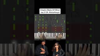 Empire State Of Mind Jay Z ft Alicia Keys piano newyork shorts hiphop [upl. by Ronoc]