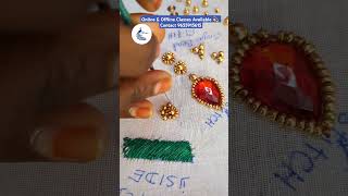 😍 aari aariworkclasses aariembroidery aariofflineclass maggamwork embroidery aarionlineclass [upl. by Javed]