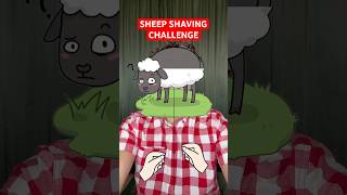 SHEEP SHAVING CHALLENGE 🐑 [upl. by Lawan]