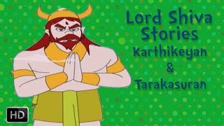 Lord Shiva Stories  Lord Muruga Kills Tarakasuran  Animated Mythological Story [upl. by Laks584]