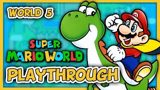 I Play Super Mario World  World 5  Forest of Illusion【No Commentary】 [upl. by Sherilyn]