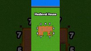 Minecraft medieval house design 🏡  Medieval House Minecraft  shorts minecraft [upl. by Evot]