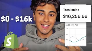 016000 In 30 Days Dropshipping With NO MONEY StepByStep [upl. by Col]