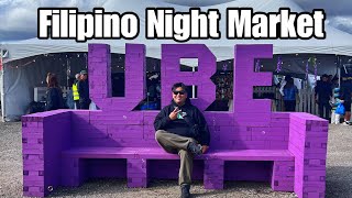 UBE Wonderland  Filipino Night Market in Scarborough Toronto [upl. by Anilecram]