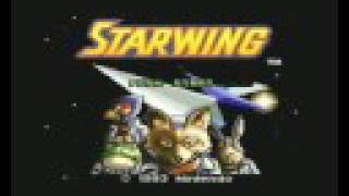 Starfox Starwing Intro Super Nintendo SNES Pal Version [upl. by Lebana351]