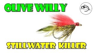 Olive Willy Stillwater fly from Fly Fish Food [upl. by Nero930]