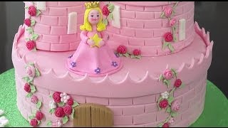 How To Make A Princess Castle Cake  Part 2 [upl. by Tegirb374]