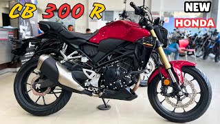 2024 Honda CB 300 R Detailed Review  Price  Features  Mileage [upl. by Cailly892]