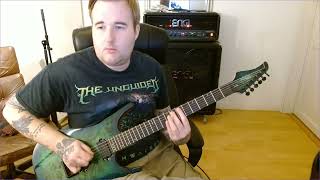 As I Lay Dying  Meaning In Tragedy Guitar cover 2023 [upl. by Relluf]