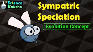 SYMPATRIC SPECIATION In Hindi  CSIR NET  EVOLUTION TYPE OF SPECIATION [upl. by Greenberg]