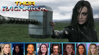 Reactors Reacting to HELA DESTROYING MJOLNIR  Thor Ragnarok 2017 [upl. by Spaulding311]