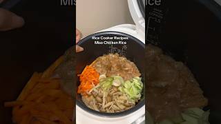 Rice Cooker Recipes One Pot Miso Chicken Rice that’s full of protein and fibre [upl. by Enyahc144]