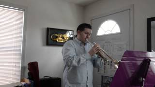 Thomas Boulton trumpet Charlier Etude No 29 2 of 36 [upl. by Esnofla902]