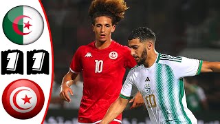 ملخص مباراة الجزائر وتونس 11 🔥 مباراة ودية 🔥 دربي مثير 🔥 Algérie Vs Tunisie 11 Résumé 2023 [upl. by Etnoel]