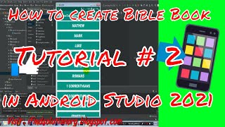 How to create a Bible App project in Android Studio tutorial 2 [upl. by Laoj]