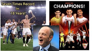 Peter Drurys Fantastic Commentary After Sevilla Won UEL For 7 Times Record [upl. by Nuri]