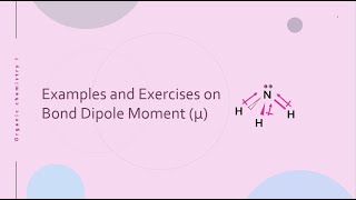 Exercises on Bond Dipole Moment µ Chemical Bonds 15 [upl. by Mercie]