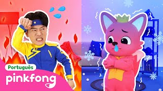 Desafio Quente vs Frio com Sammy  Super Solução  PinkfongBebê TubarãoCanções para Crianças [upl. by Aeirdna]