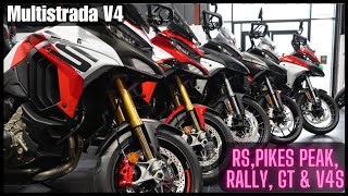 Ducati Multistrada V4S RS Pikes Peak Rally amp GTWhat one is for you [upl. by Ellehcer]