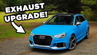 The Best Exhaust Upgrade For Your Audi RS3 8V [upl. by Sair]