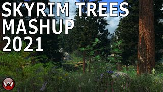 THE FORESTS OF SKYRIM  ULTRA TREES SETUP 2021  SKYRIM MODDING [upl. by Nekcarb]