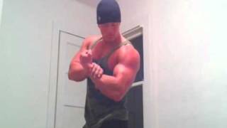 Natetrainmafia flexes 19 in arms [upl. by Ally]