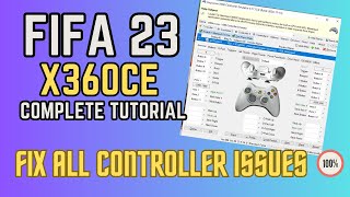 FIFA 23  How to Fix Controller not WorkingDetected Easily using x360ce✅️ [upl. by Idnir308]