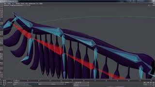 Lightwave 3d feathered wing rigging tutorial [upl. by Siryt]