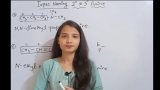 Iupac Namingamine secondary amine and tertiary amine organic chemistry [upl. by Susanna]