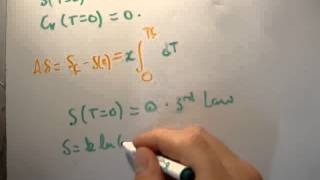 Thermodynamics 30  Third Law of Thermodynamics [upl. by Mirna159]