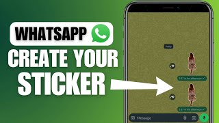 How To Create Sticker On Whatsapp  Make Your Own WhatsApp Sticker [upl. by Asen]