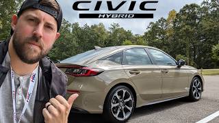 TESTED The 2025 Honda Civic Hatch proves HYBRIDS can be fun to drive RIP Prius [upl. by Tletski278]