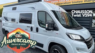 VENDU Occasion fourgon aménagé Chausson Twist V594 Ducato 23l 130cv  2019  13500km [upl. by Euginimod]