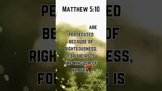 Blessed Are the Persecuted 🌟  Matthew 510 Explained youtubeshorts motivation bibleinspiration [upl. by Michaeline]