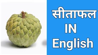 सीताफल in English  Sitafal ko english me kya kahate hain  sitafal in english [upl. by Eiro]