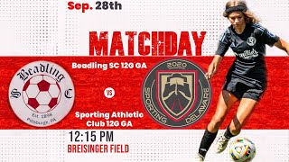 Beadling SC v Sporting Athletic  Sep 28 2024  Highlights of HB [upl. by Nahbois]