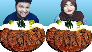 Spicy Fish Curry And Rice Eating Challenge  Fish Curry Eating Competition  RB Vlog [upl. by Senaj430]