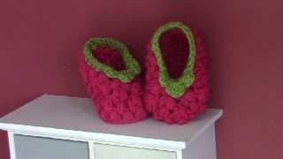 Haken  tutorial 49 baby frambozeslofjes [upl. by Farman]