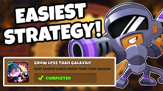 How to beat quotGrow Less than Galaxiliquot Bloons TD 6  Update 39 [upl. by Letnwahs]