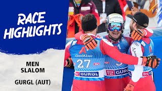 Highlights Men Slalom Gurgl 2023  Audi FIS Alpine World Cup 2324 [upl. by Lalib]