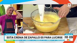 Sopa de Zapallo y pan de ajo Cami chef entrega tips de preparación Tu Día Canal 13 [upl. by Aihseket]