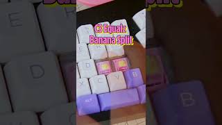 Banana Split Switches Pop amp Smooth shorts keyboard asmr [upl. by Farris]