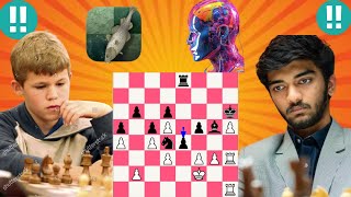 The mighty pawn Magnus Carlsen vs Gukesh D [upl. by Midas953]