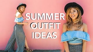 Summer Fashion Trends Lookbook 2016 6 Outfit Ideas [upl. by Schreibman]