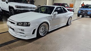 Nissan R34 GTR Vspec for Sale Chicago Motor Cars [upl. by East]